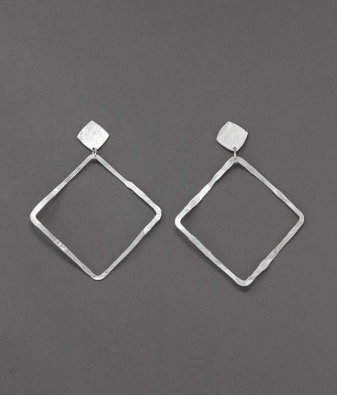Square Silver plated.